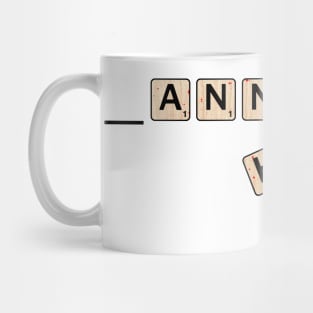 cannibal scrabble Mug